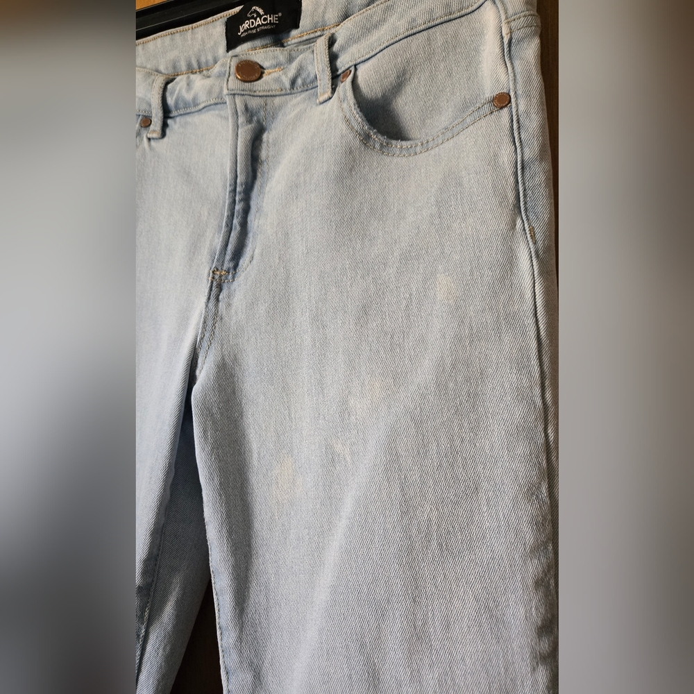 Jordache High Rise Straight Jeans - Picture 2 of 5